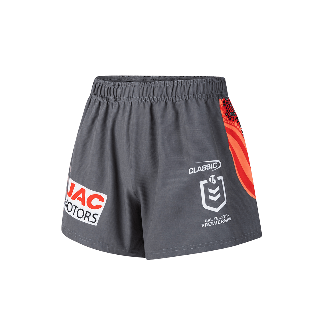 St-George-Illawarra-Dragons-Classic Dragons 2026 Adult Indigenous Playing Shorts