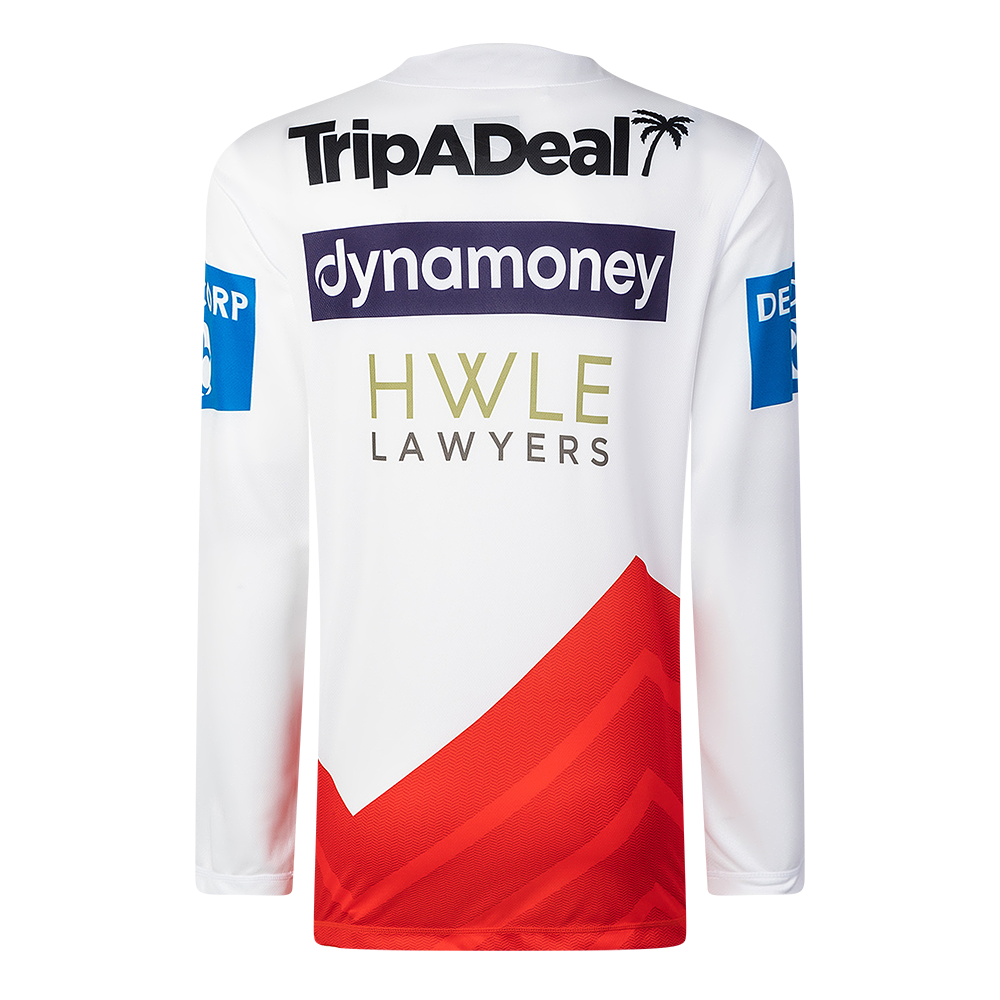 St-George-Illawarra-Dragons-Classic Dragons 2026 Adult Long Sleeve Training Tee