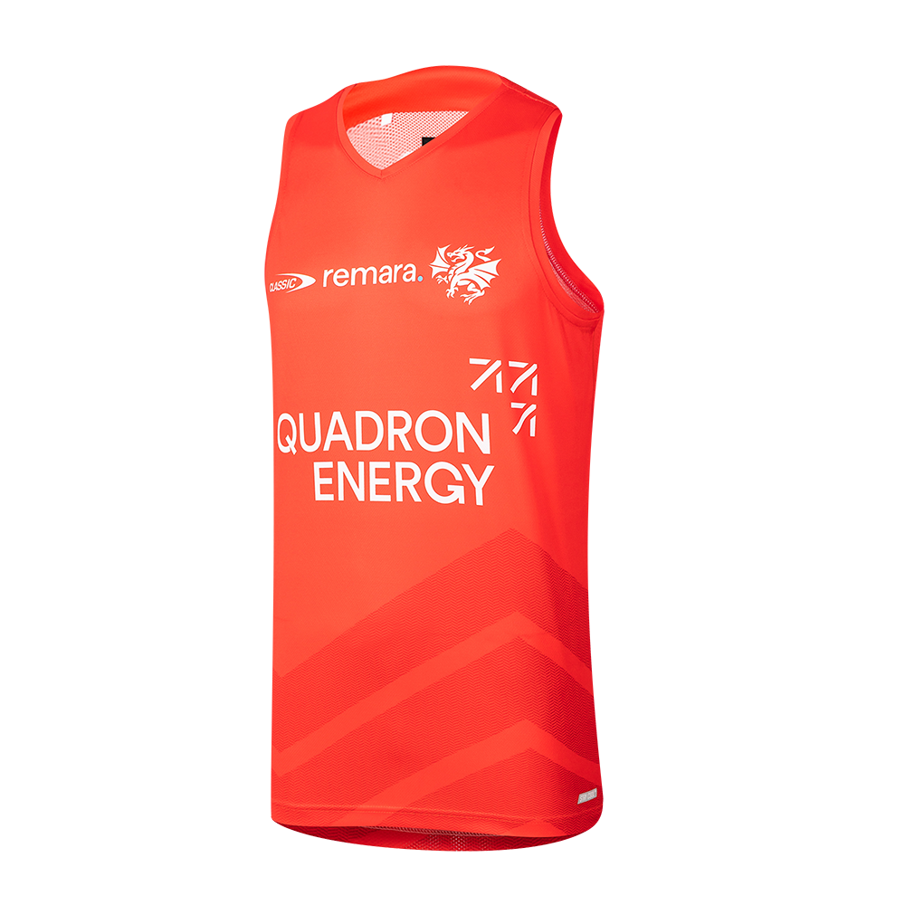 St-George-Illawarra-Dragons-Classic Dragons 2026 Adult Training Singlet Red
