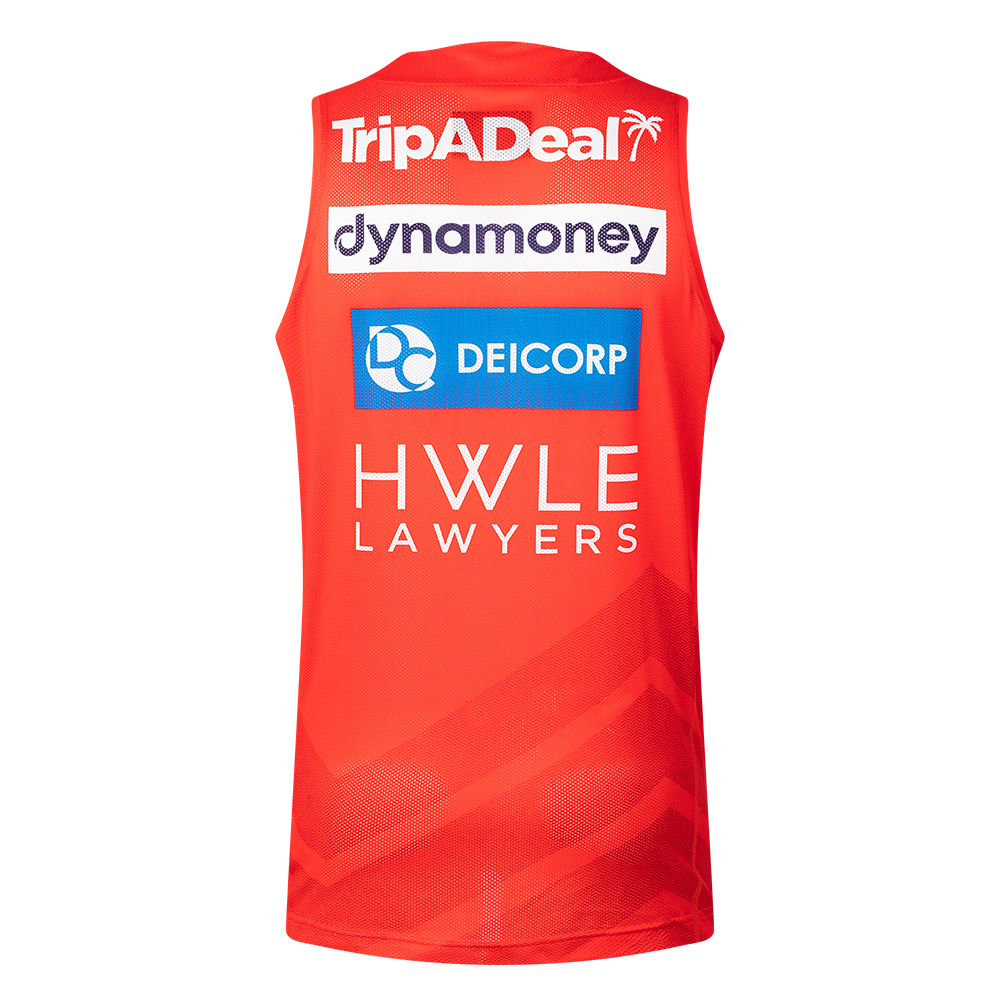 St-George-Illawarra-Dragons-Classic Dragons 2026 Adult Training Singlet Red