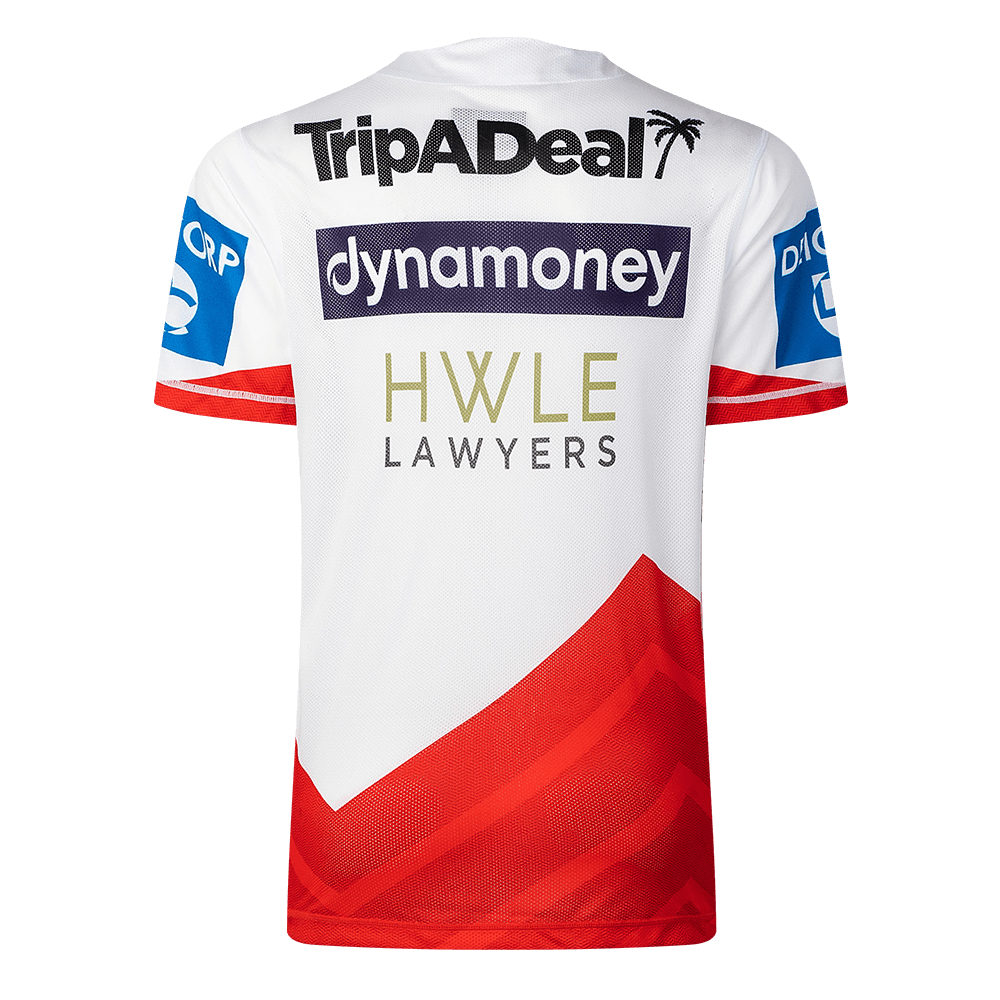 St-George-Illawarra-Dragons-Classic Dragons 2026 Adult Training Tee White