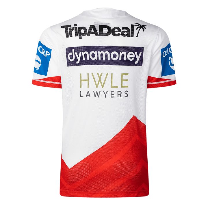 St-George-Illawarra-Dragons-Classic Dragons 2026 Adult Training Tee White