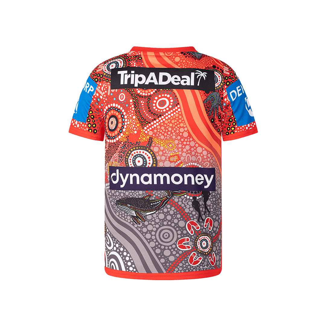 St-George-Illawarra-Dragons-Classic Dragons 2026 Infant Indigenous Jersey & Shorts Set
