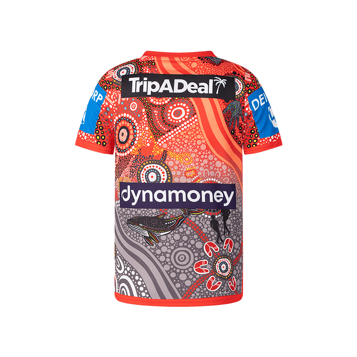 St-George-Illawarra-Dragons-Classic Dragons 2026 Infant Indigenous Jersey & Shorts Set