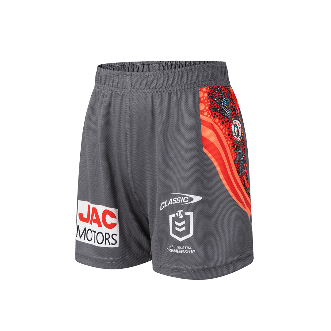 St-George-Illawarra-Dragons-Classic Dragons 2026 Infant Indigenous Jersey & Shorts Set
