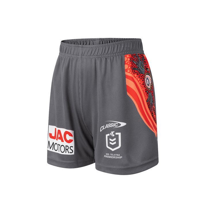 St-George-Illawarra-Dragons-Classic Dragons 2026 Infant Indigenous Jersey & Shorts Set