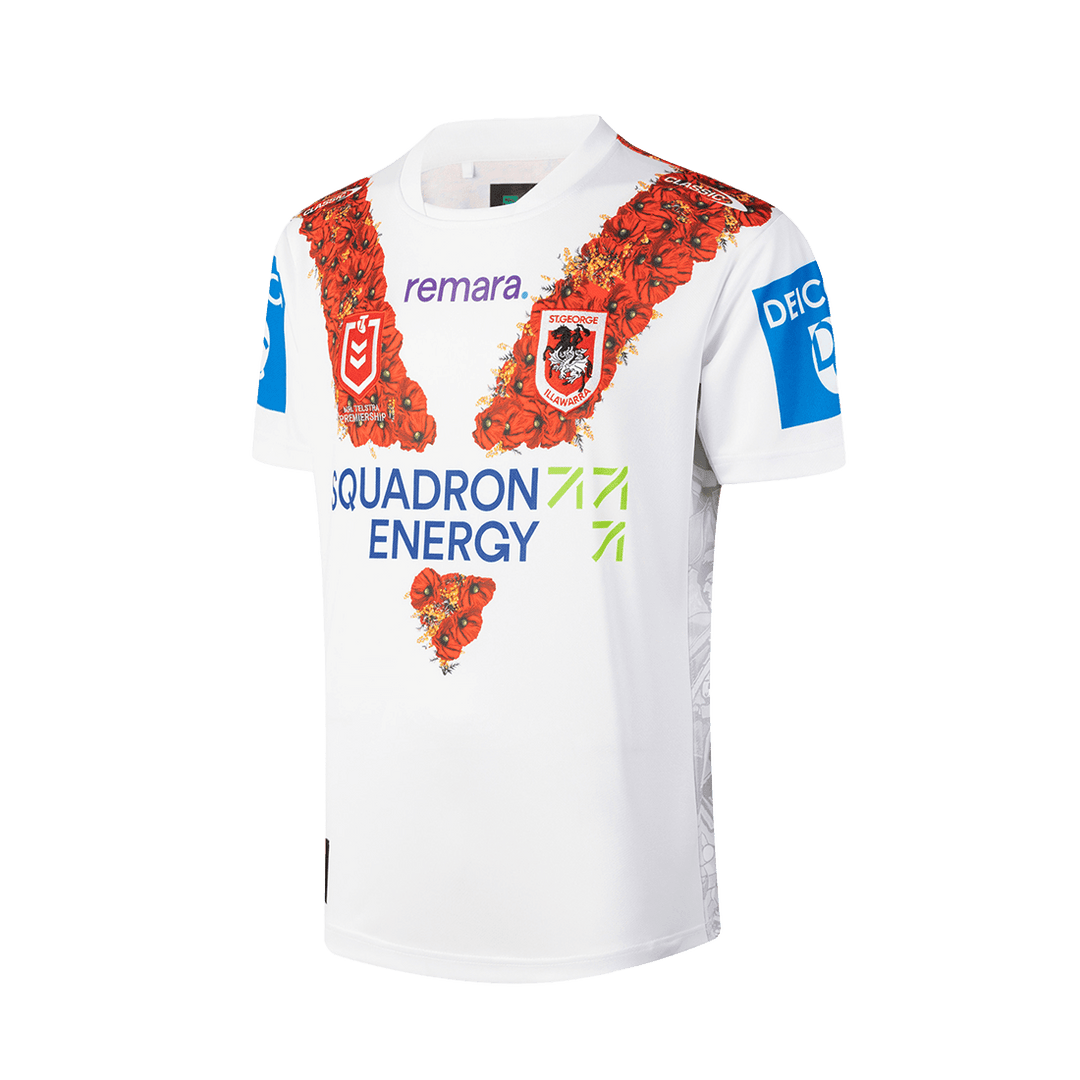 St-George-Illawarra-Dragons-Classic Dragons 2026 Men's Anzac Round Jersey