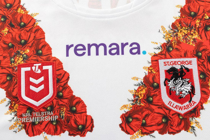St-George-Illawarra-Dragons-Classic Dragons 2026 Men's Anzac Round Jersey