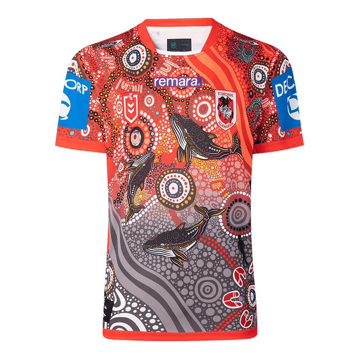 St-George-Illawarra-Dragons-Classic Dragons 2026 Men's Indigenous Jersey