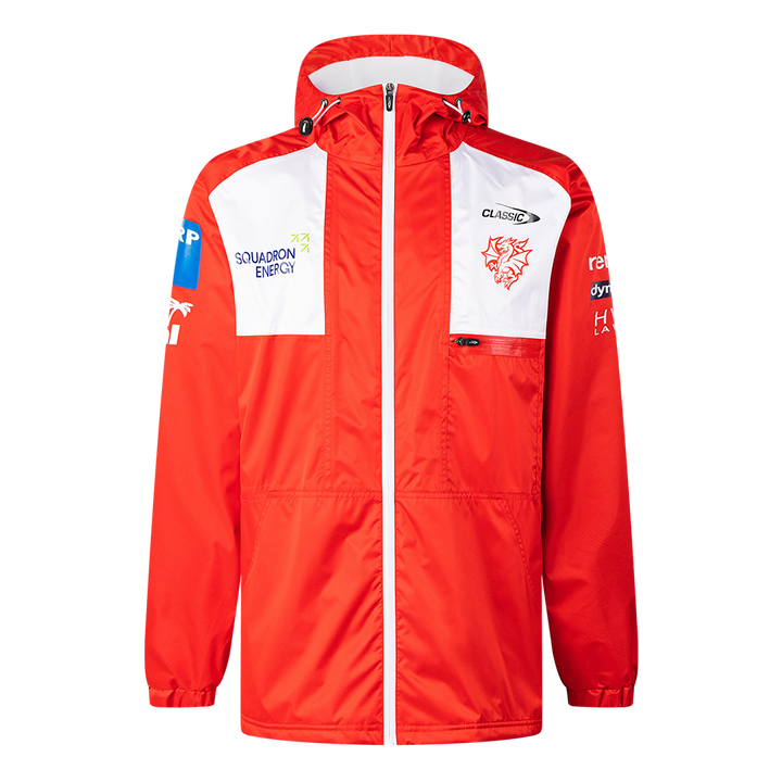 St-George-Illawarra-Dragons-Classic Dragons 2026 Men's Wet Weather Jacket