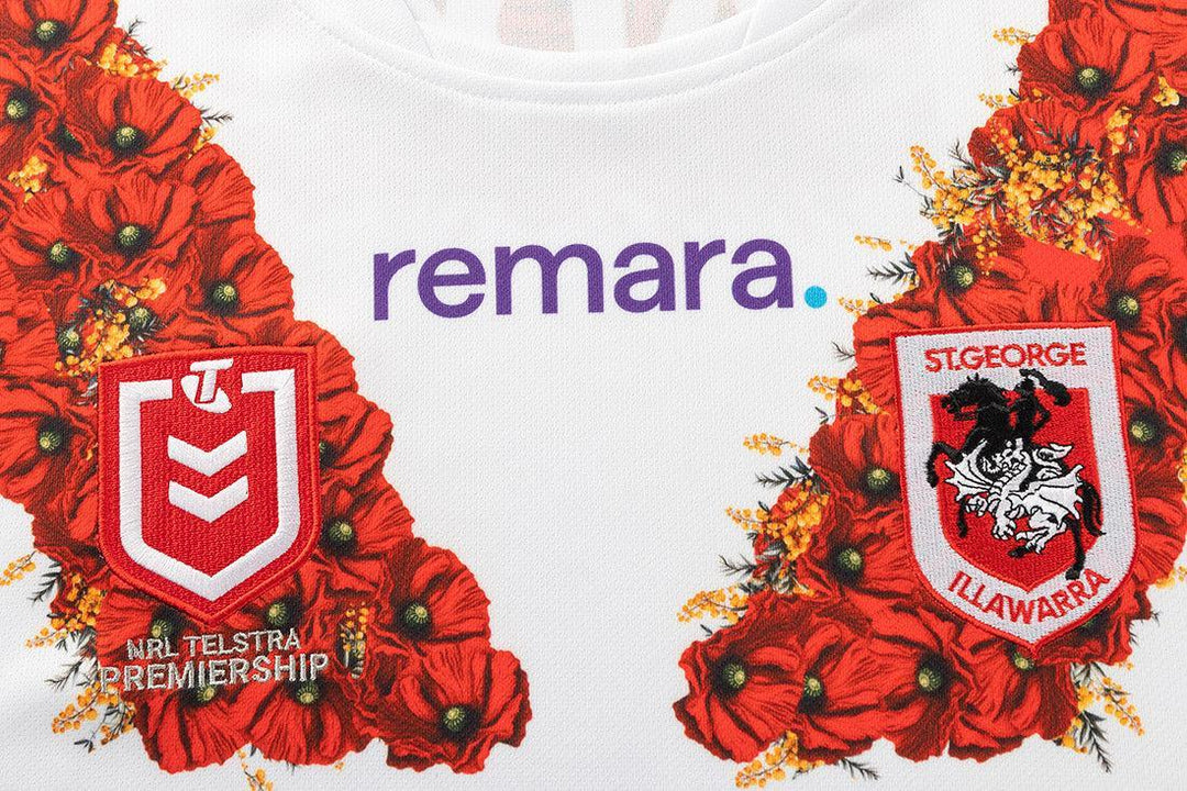 St-George-Illawarra-Dragons-Classic Dragons 2026 Women's Anzac Round Jersey