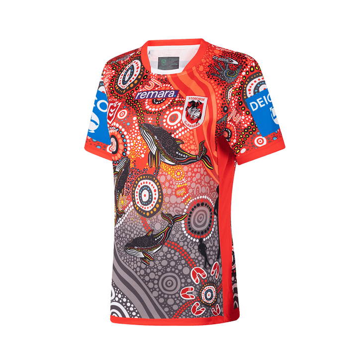 St-George-Illawarra-Dragons-Classic Dragons 2026 Women's Indigenous Jersey