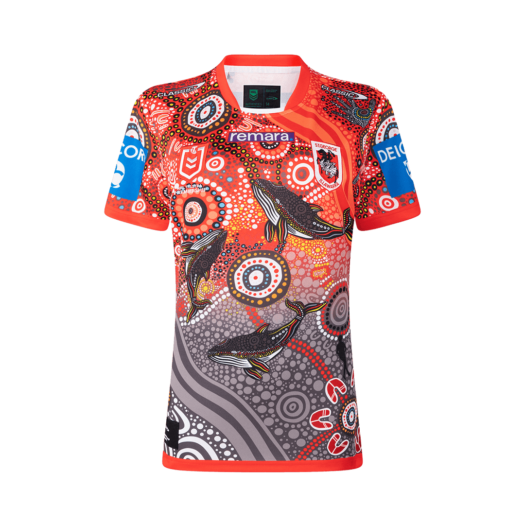 St-George-Illawarra-Dragons-Classic Dragons 2026 Women's Indigenous Jersey