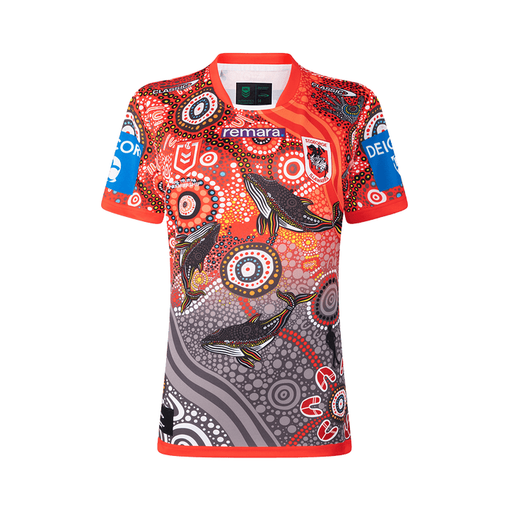 St-George-Illawarra-Dragons-Classic Dragons 2026 Women's Indigenous Jersey