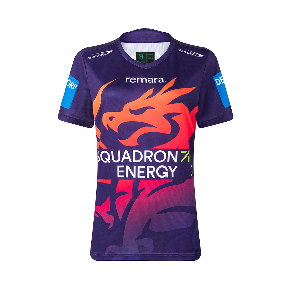 St-George-Illawarra-Dragons-Classic Dragons 2026 Youth NRLW Warm Up Tee