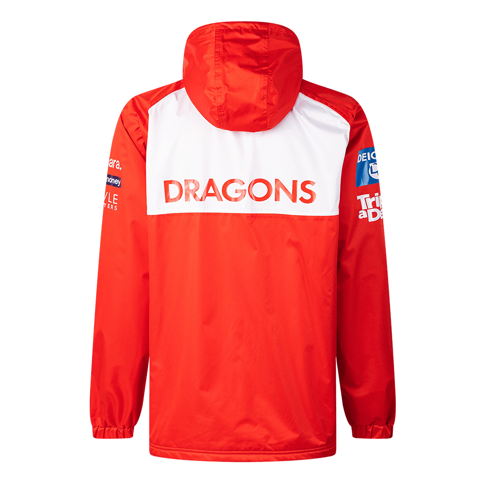 St-George-Illawarra-Dragons-Classic Dragons 2026 Youth Wet Weather Jacket