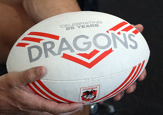 St-George-Illawarra-Dragons-Dragons 25 Year Anniversary Football