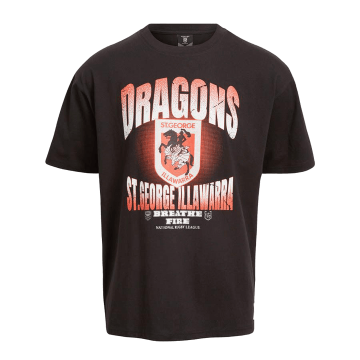 St-George-Illawarra-Dragons-Dragons Adult Box Fit Graphic T-Shirt