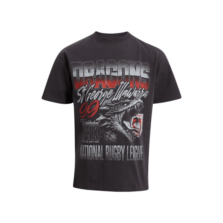 St-George-Illawarra-Dragons-Dragons Adult Legacy Box Fit Tee