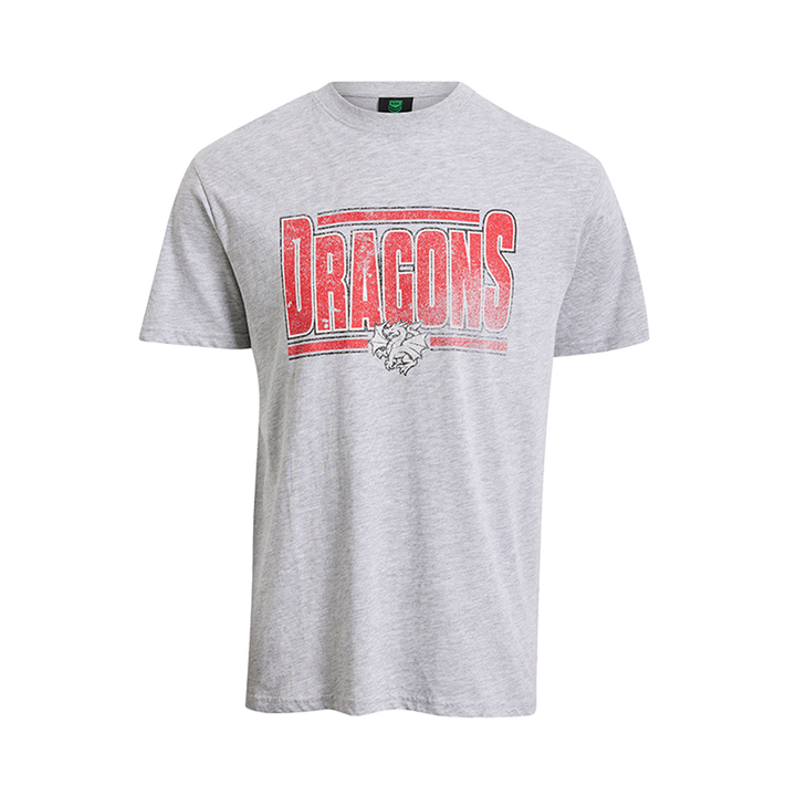 St-George-Illawarra-Dragons-Dragons Adult Stamp Tee