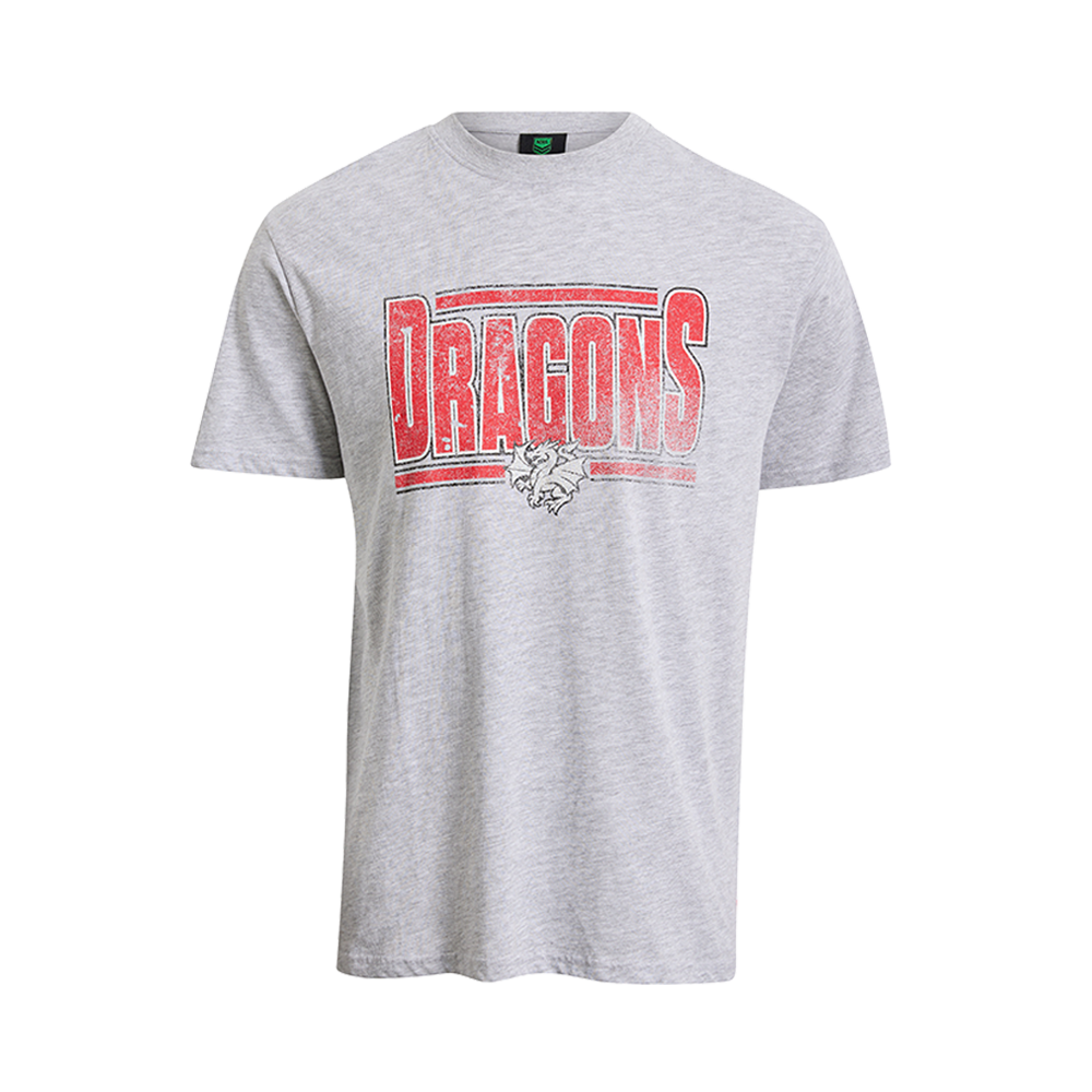 St-George-Illawarra-Dragons-Dragons Adult Stamp Tee