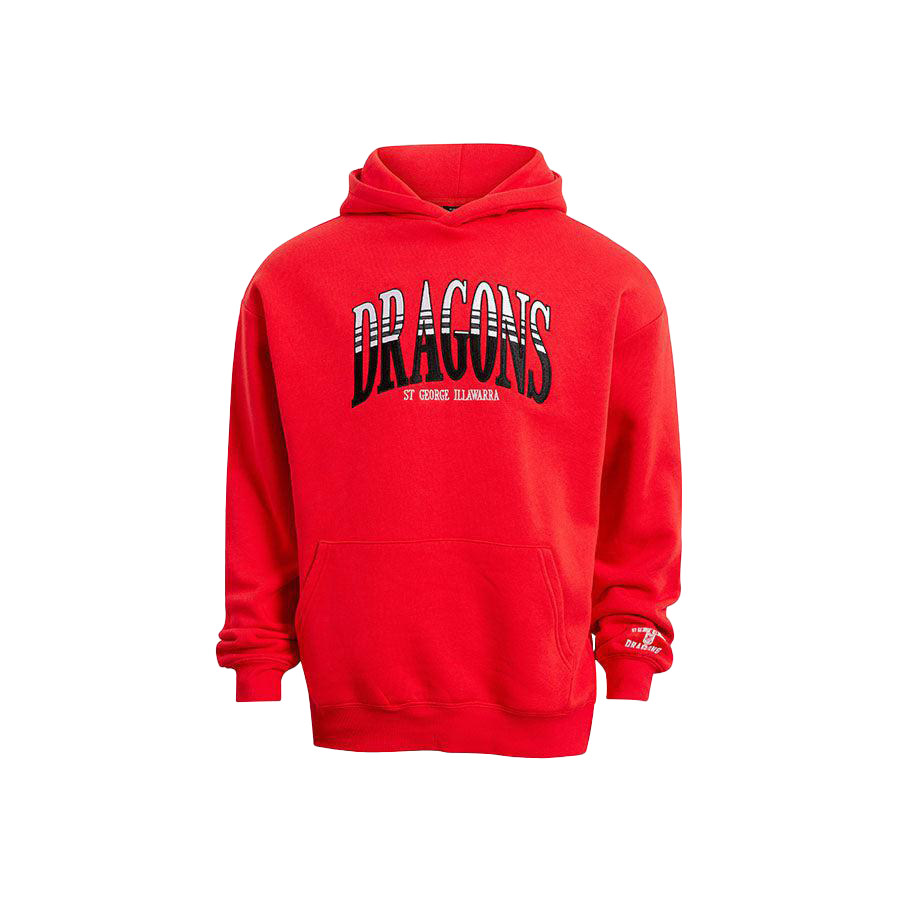 St-George-Illawarra-Dragons-Dragons Adult's Banner Hoodie