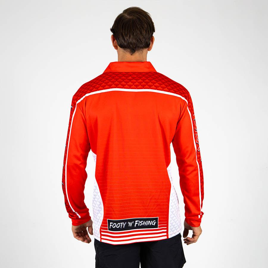 St-George-Illawarra-Dragons-Dragons Adult's Barracuda Fishing Shirt