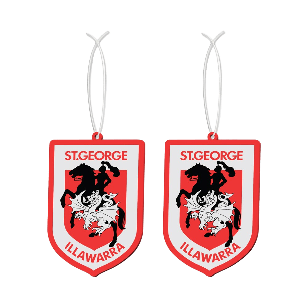 St-George-Illawarra-Dragons-Dragons Air Freshener 2 pack