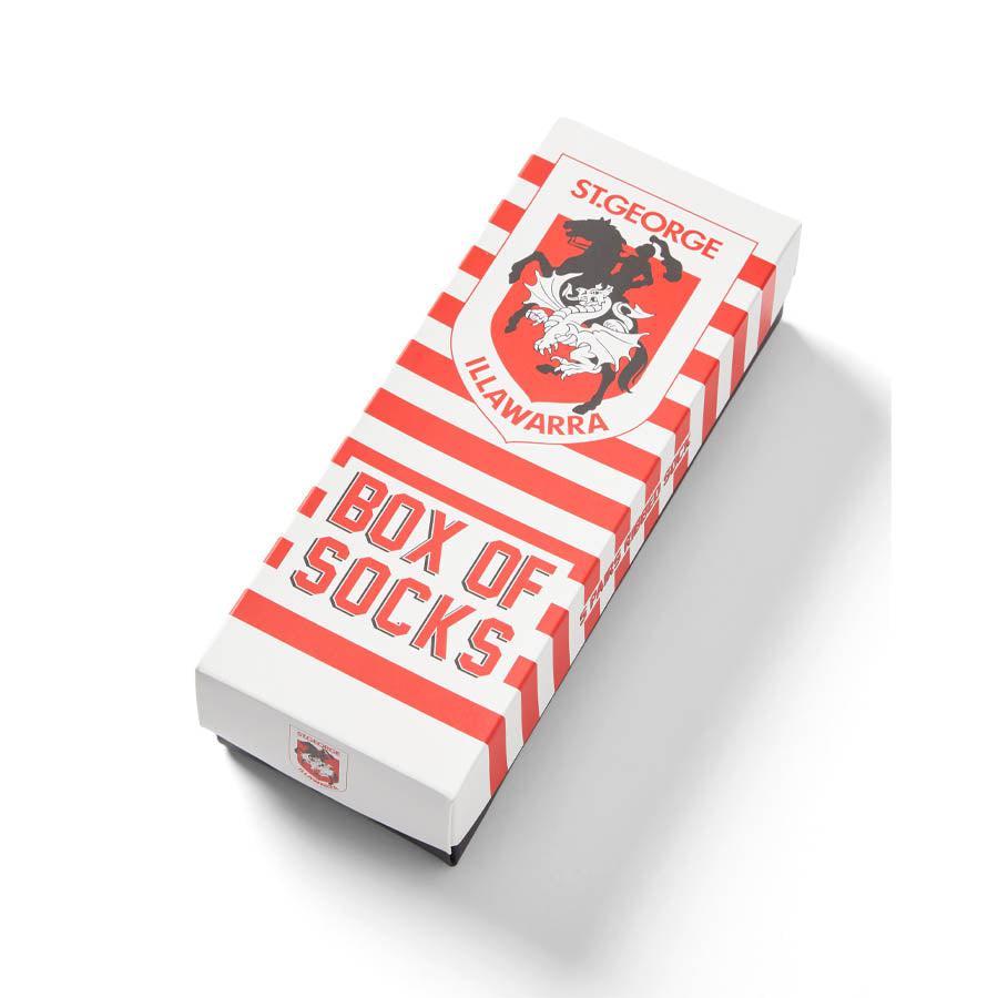 St-George-Illawarra-Dragons-Dragons Box of Socks