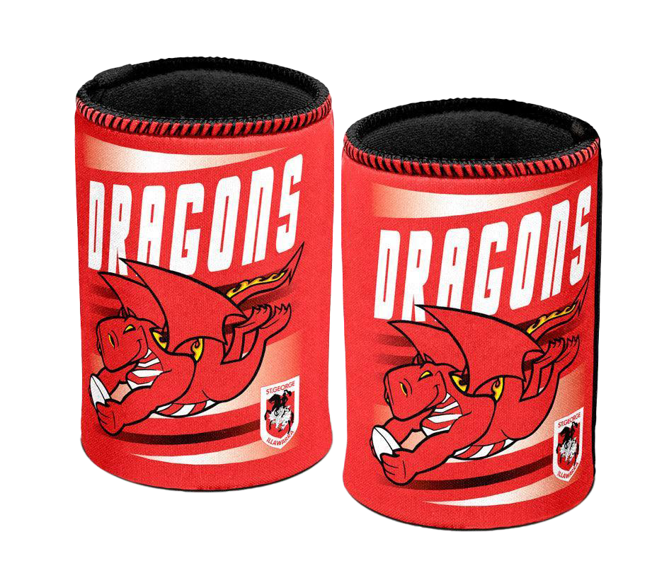 St-George-Illawarra-Dragons-Dragons Can Cooler - Retro