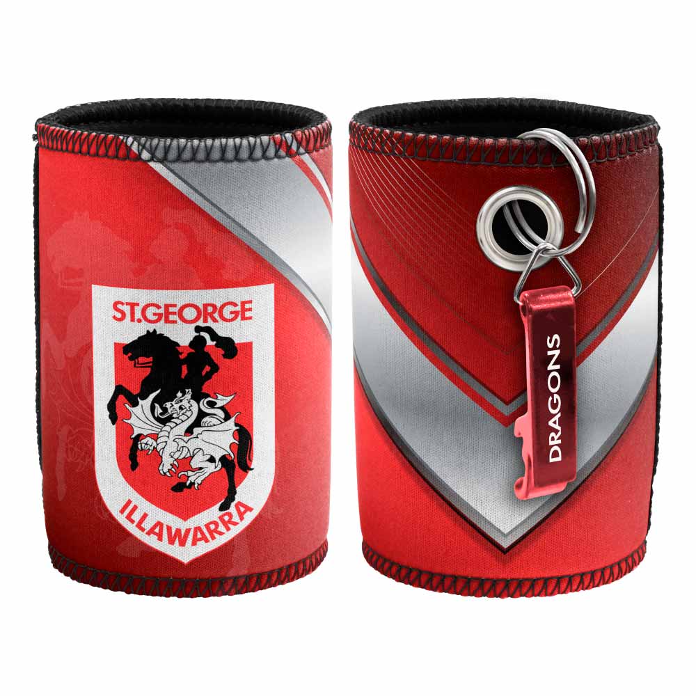 St-George-Illawarra-Dragons-Dragons Can Cooler w/ Bottle Opener