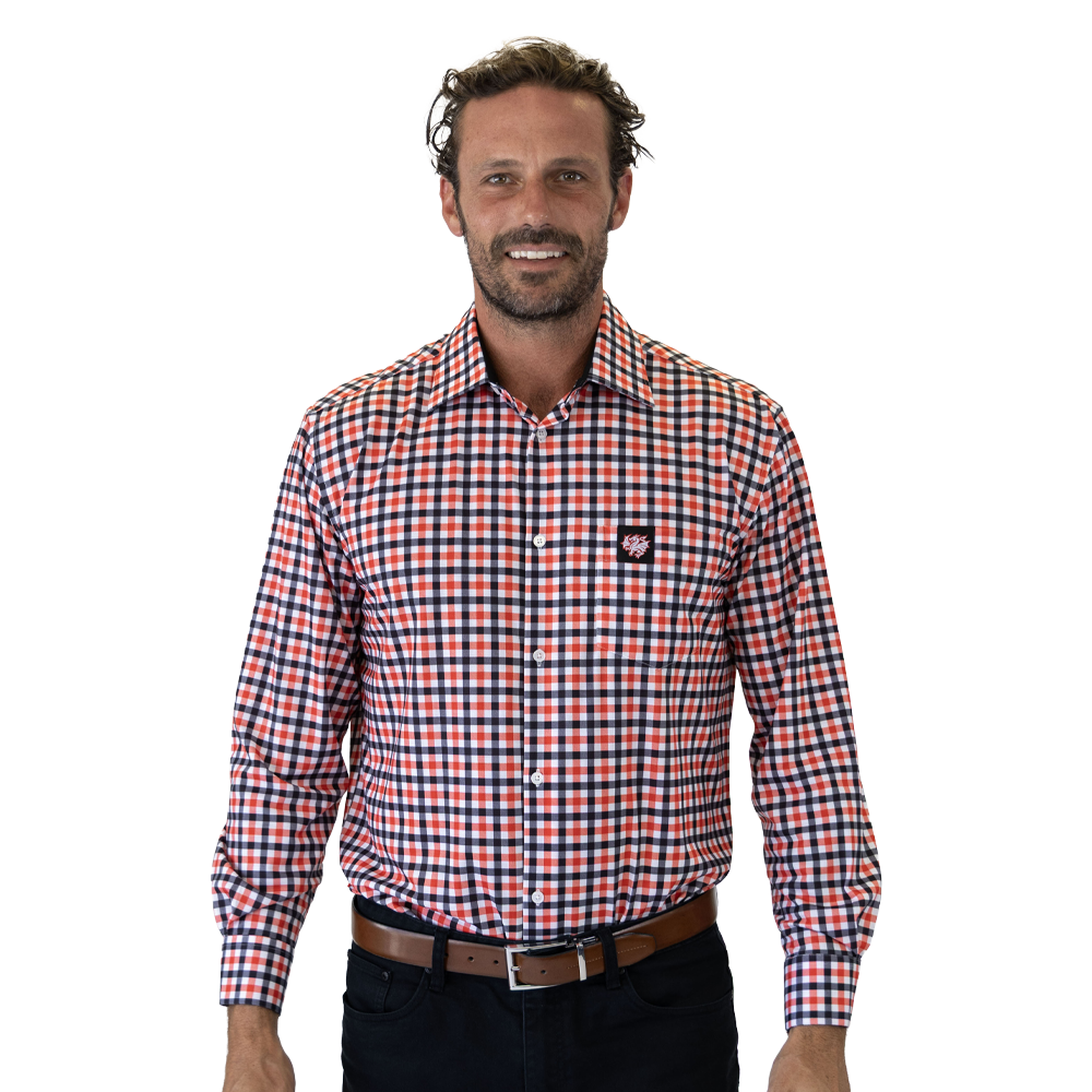 St-George-Illawarra-Dragons-Dragons Crossfield Business Shirt