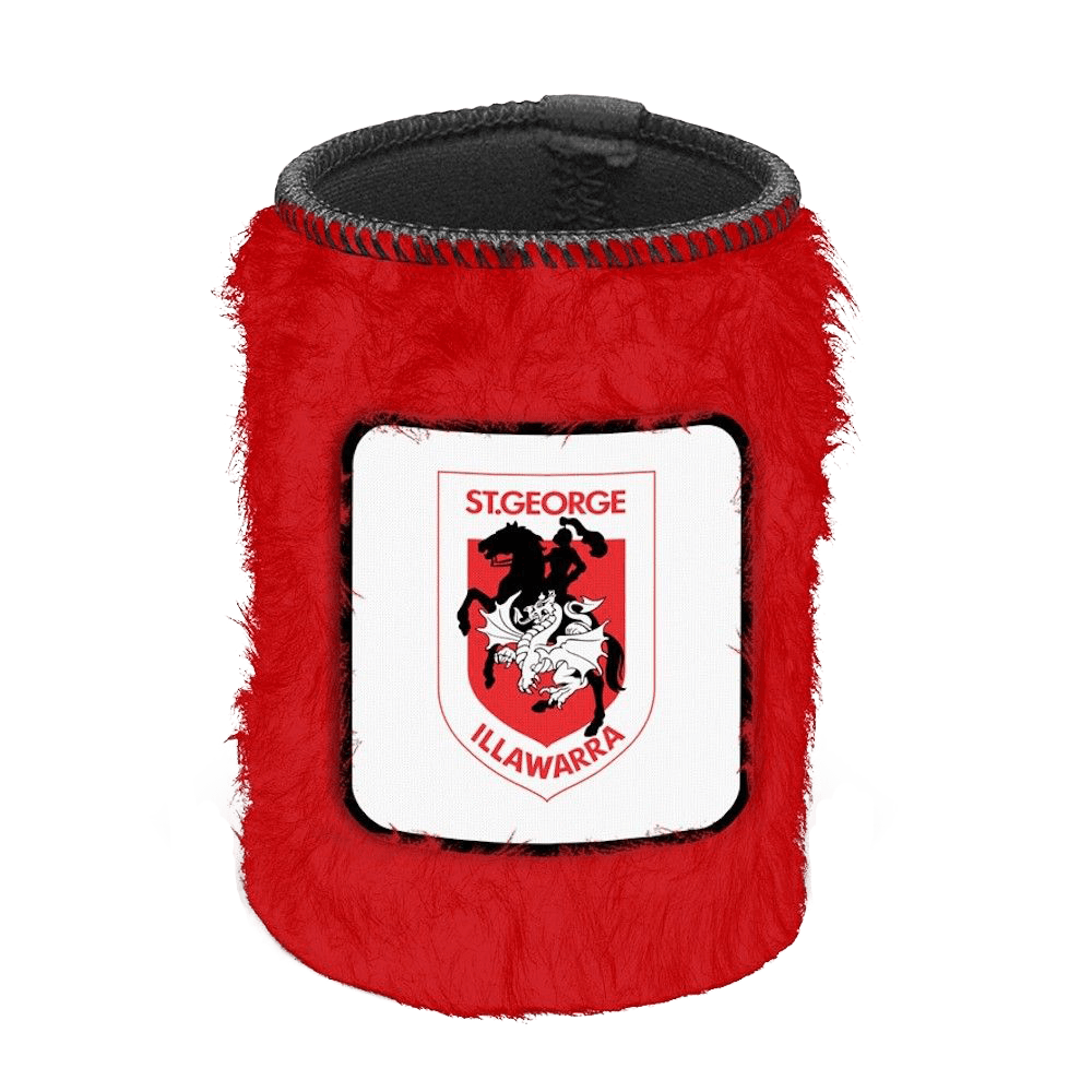 St-George-Illawarra-Dragons-Dragons Fluffy Can Cooler