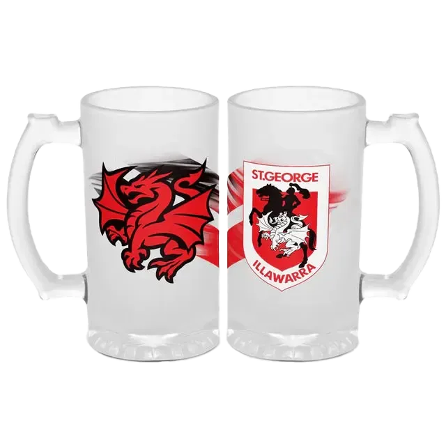 St-George-Illawarra-Dragons-Dragons Frosted Stein