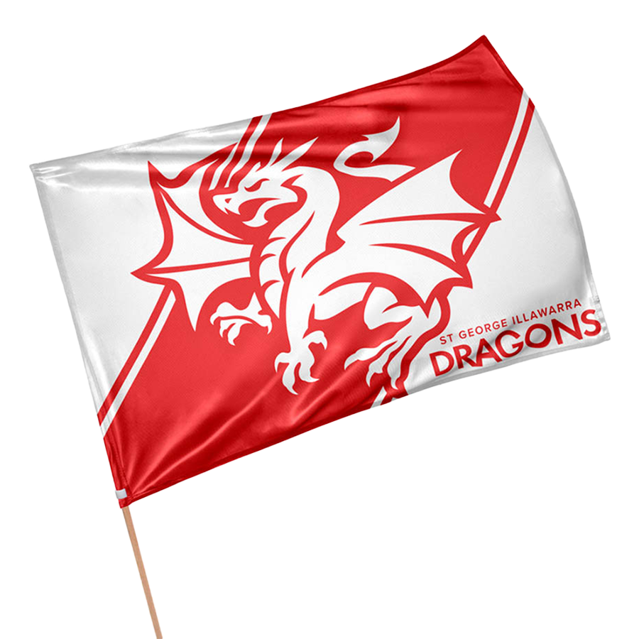 St-George-Illawarra-Dragons-Dragons Game Day Flag