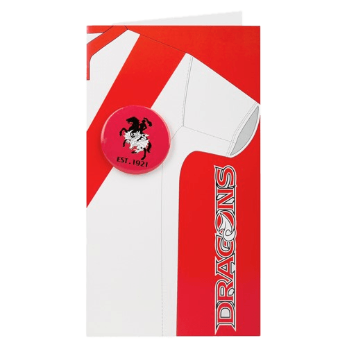 St-George-Illawarra-Dragons-Dragons Jersey Badge Card
