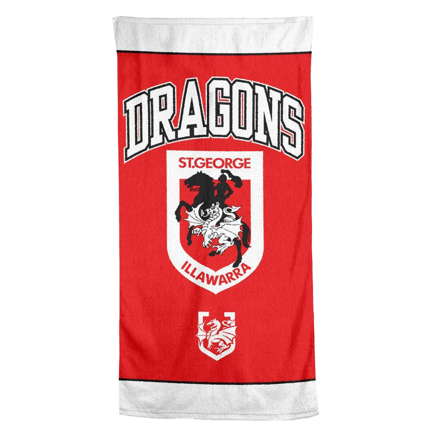 St-George-Illawarra-Dragons-Dragons Jumbo Beach Towel