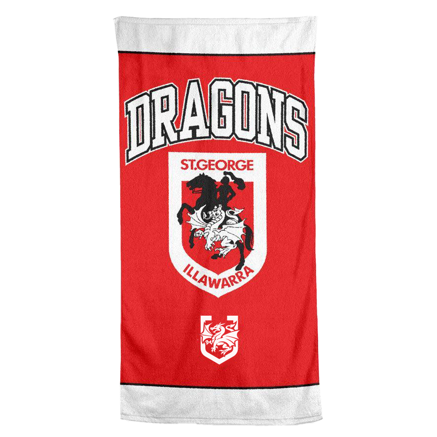 St-George-Illawarra-Dragons-Dragons Jumbo Beach Towel
