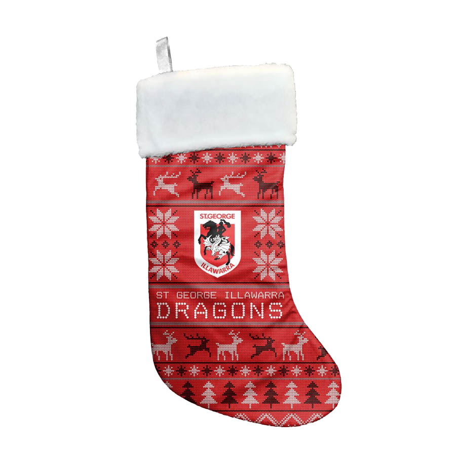 St-George-Illawarra-Dragons-Dragons Jumbo Christmas Stocking