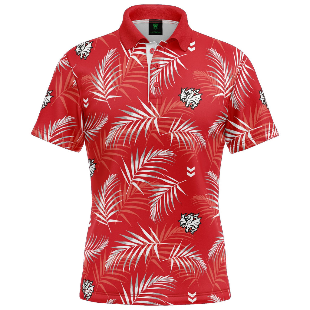 St-George-Illawarra-Dragons-Dragons Palm Beach Golf Shirt