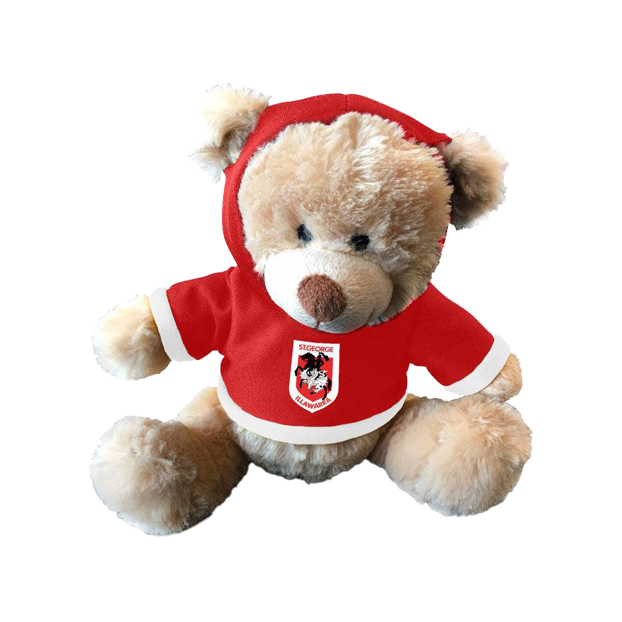 St-George-Illawarra-Dragons-Dragons Plush Teddy With Hoodie