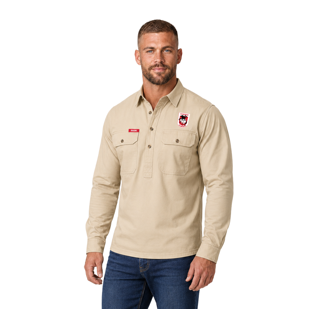 St-George-Illawarra-Dragons-Dragons Rusty Work Shirt