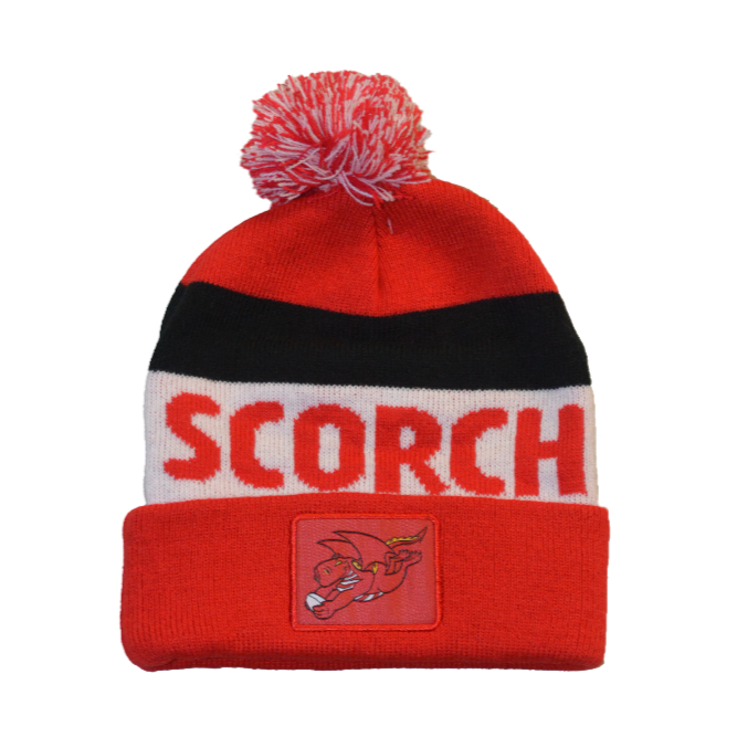 St-George-Illawarra-Dragons-Dragons Scorch Beanie Red & Black