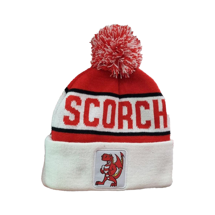 St-George-Illawarra-Dragons-Dragons Scorch Beanie Red & White