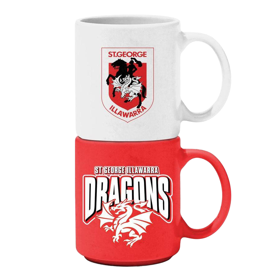 St-George-Illawarra-Dragons-Dragons Stackable Mugs
