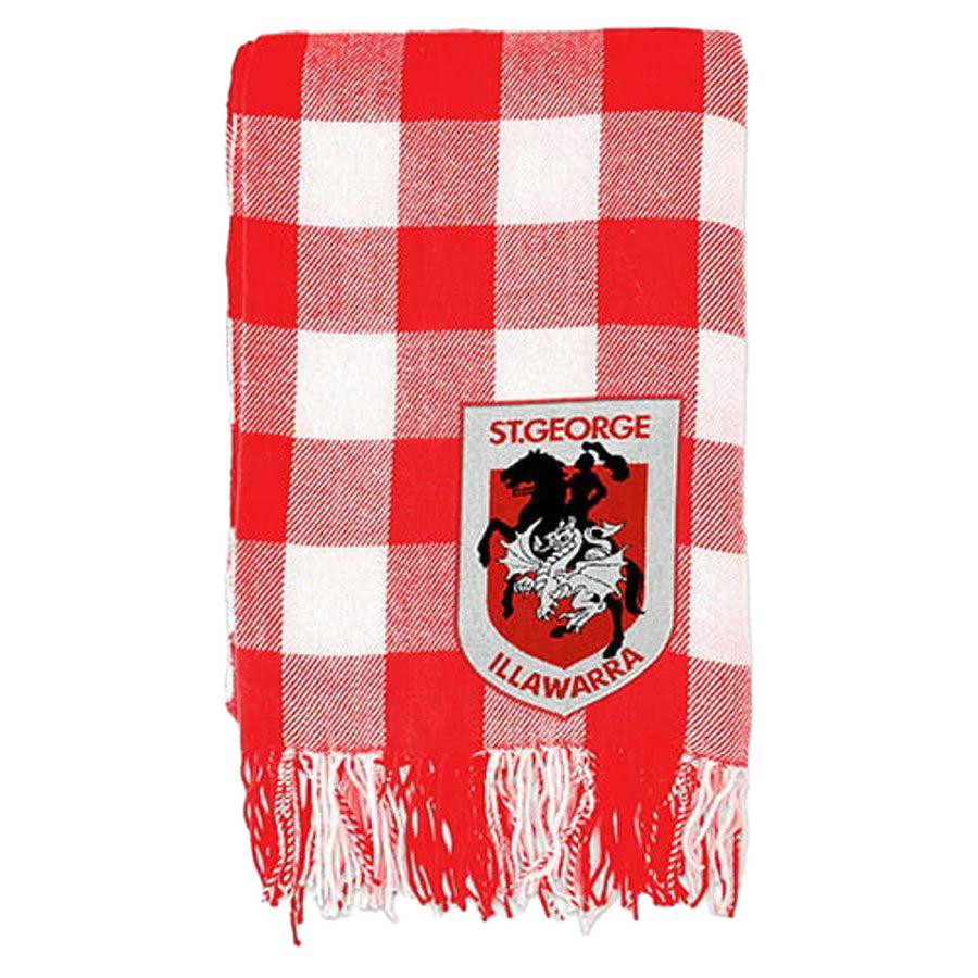 St-George-Illawarra-Dragons-Dragons Tartan Throw Rug