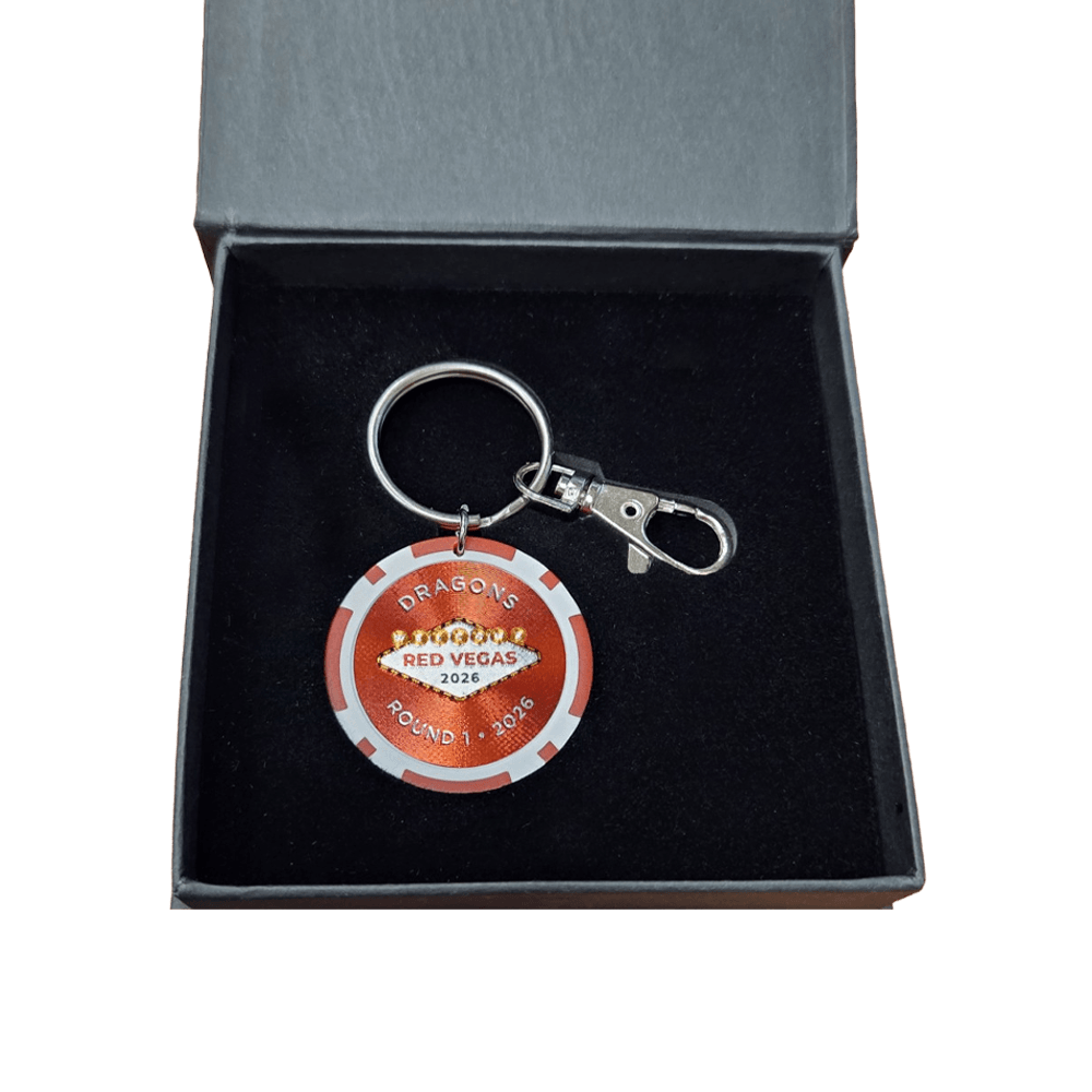 St-George-Illawarra-Dragons-Dragons Vegas Poker Chip Keyring