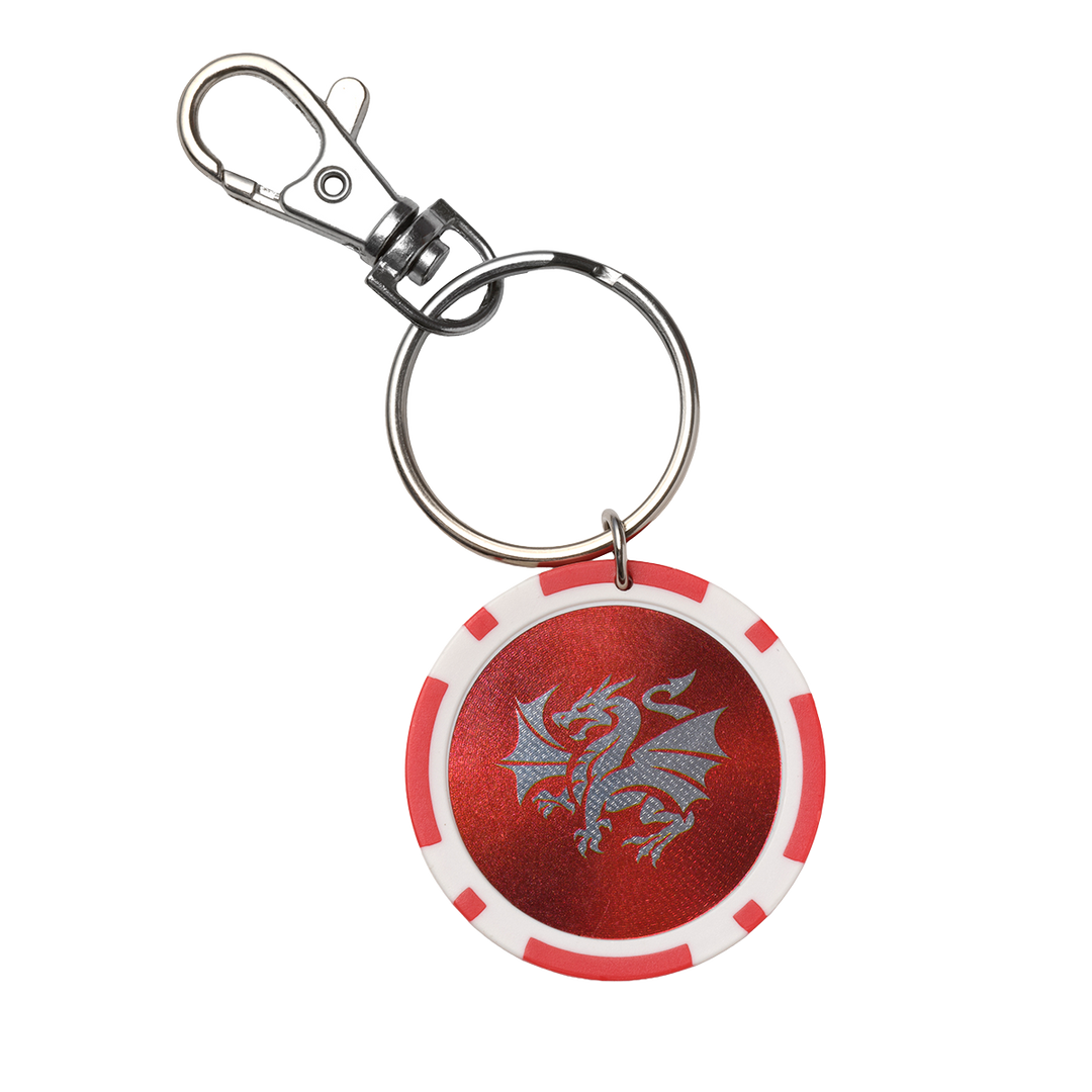 St-George-Illawarra-Dragons-Dragons Vegas Poker Chip Keyring