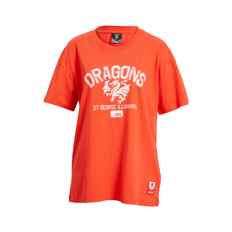 St-George-Illawarra-Dragons-Dragons Women's Club Print T-Shirt