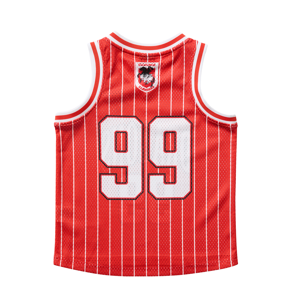 St-George-Illawarra-Dragons-Dragons Youth Basketball Singlet